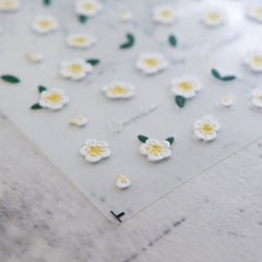5D Nail Sticker - Camellia