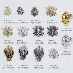 Halloween Nail Charms - 12 Grids