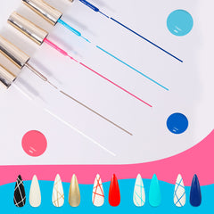 Liner Gel Art Polish - GA11 STROBE SILVER