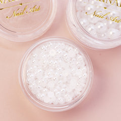 Flat Back Pearls - 2.5 mm