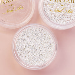 Metallic Caviar Beads - Silver (0.8 mm)