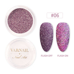 Reflective Nail Glitter - 06 Pink