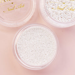 Metallic Caviar Beads - Silver (0.6 mm)