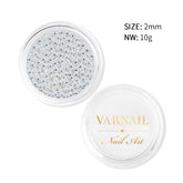 Metallic Caviar Beads - Silver (2 mm)