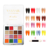 Magic Nail Ombre Powder Palette - #01