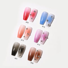 Magic Nail Ombre Powder Palette - #03