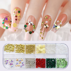 Nail Charms - Christmas Vibes - 12 Grids