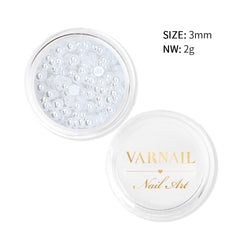 Flat Back Pearls - 3 mm