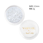 Flat Back Pearls - 2.5 mm