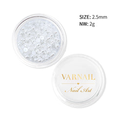 Flat Back Pearls - 2.5 mm