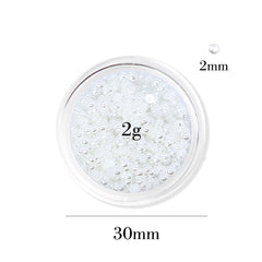 Flat Back Pearls - 2mm