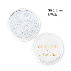 Flat Back Pearls - 2mm