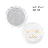 Metallic Caviar Beads - Silver (0.6 mm)