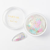 Nail Art Glitter Mixes - NG010 Snow Fairy