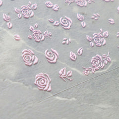 5D Nail Sticker - Pink Rose