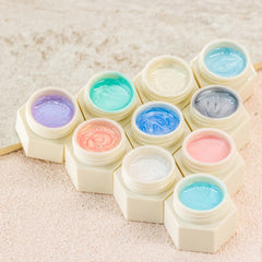 Pearl Shell Texture Gel Polish - PS04 Cotton Candy