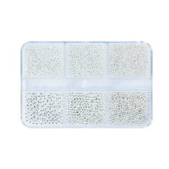 Metallic Caviar Beads - Silver (6 Grids/Box)
