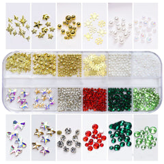 Nail Charms - Christmas Vibes - 12 Grids