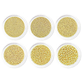 Metallic Caviar Beads Set - Gold