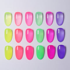 6 Colors Jelly Gel Polish Set - S13 Jelly Land