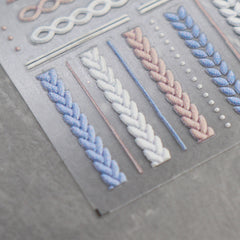 5D Nail Sticker - Sweater #01