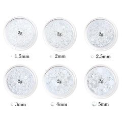 Flat Back Pearls - 3 mm