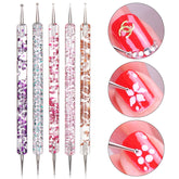 Nail Art Dotting Pen 5 Pcs Set VN1014