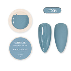Solid Gel Polish - #26 HAZE BLUE