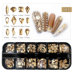 Multi-shaped Nail Art Rhinestones