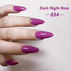 Gel Polish - 034 Dark Night Rose