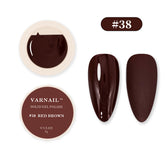 Solid Gel Polish - #38 RED BROWN