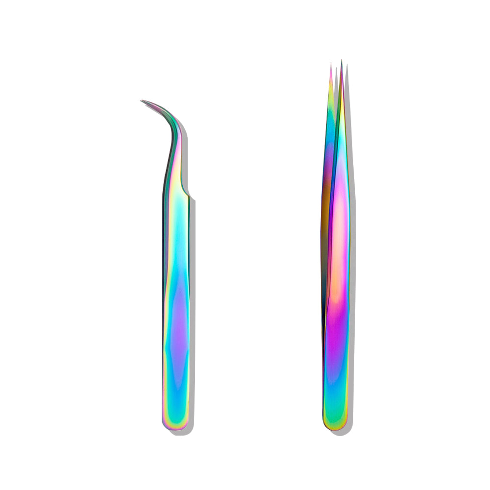 Rainbow Tweezers Curved Straight Nippers