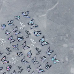 5D Nail Sticker - Holo Butterfly