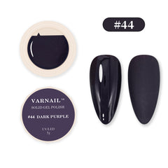 Solid Gel Polish - #44 DARK PURPLE