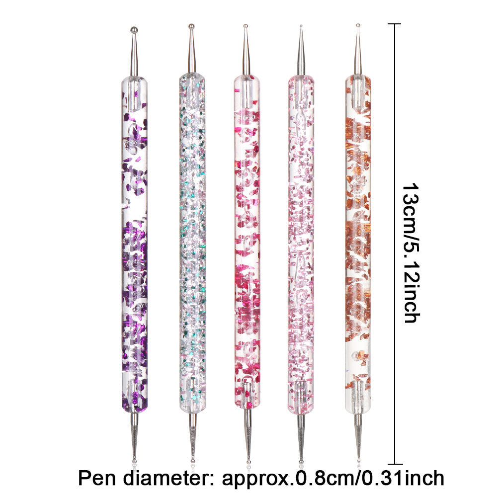 Nail Art Dotting Pen 5 Pcs Set VN1014