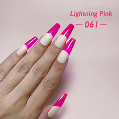 Glass Tint Gel Polish - 061 Lightning Pink
