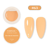 Solid Gel Polish - #63 CREAM ORANGE