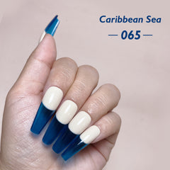 Glass Tint Gel Polish - 065 Caribbean Sea