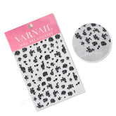 5D Nail Sticker - Black Rose