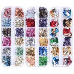 Glitter Aluminum Flakes Sequins VN152066