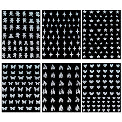 Nail Sticker - Reflective Silver