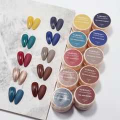 Solid Gel Polish 10 Colors Set - Carnival Party