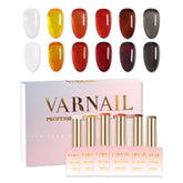 6 Colors Jelly Gel Polish Set - S10 Gem Amber