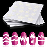 Nail Stickers Stencils - French Manicure DIY Nail Art