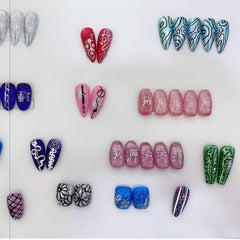 Easy Nail Art Graffiti Line Drawing Pen