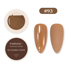 Solid Gel Polish - #93 CARAMEL COFFEE