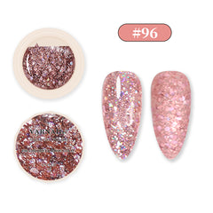Solid Gel Polish - #96 COLORFUL ROSE GOLD