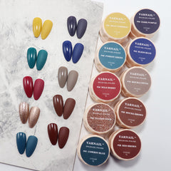 Solid Gel Polish 10 Colors Set - Carnival Party