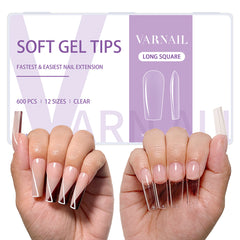 Soft Gel Tips - Long Square