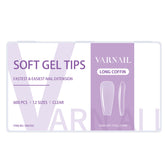 Soft Gel Tips - Long Coffin